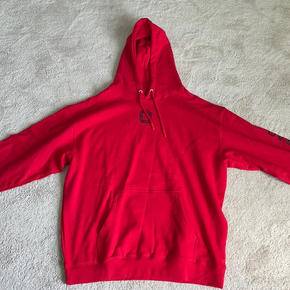 overtime red hoodie !
